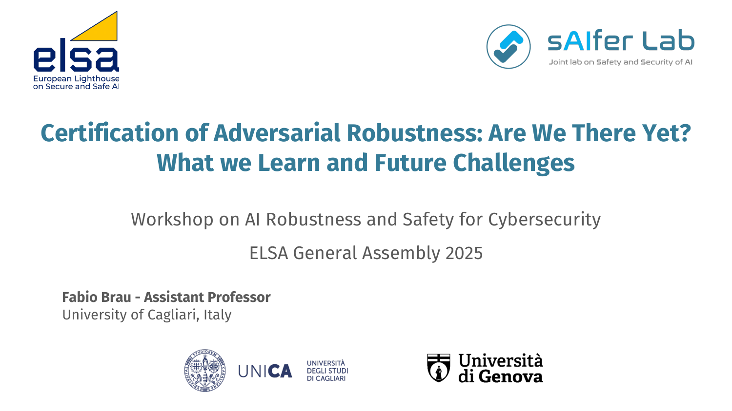 ELSA General Assembly slides
