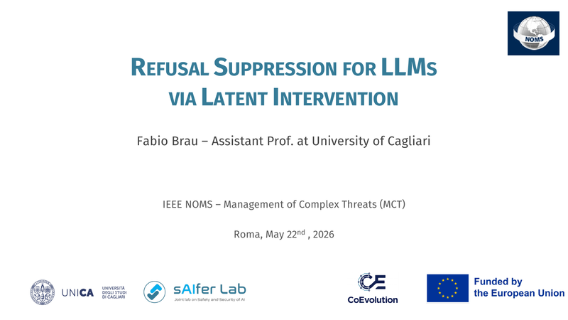 Refusal Suppression keynote slides